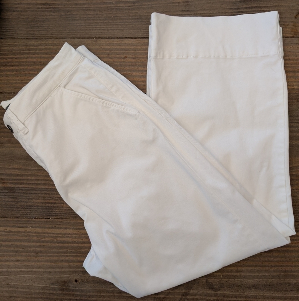GARNET HILL Cropped Chino Pants